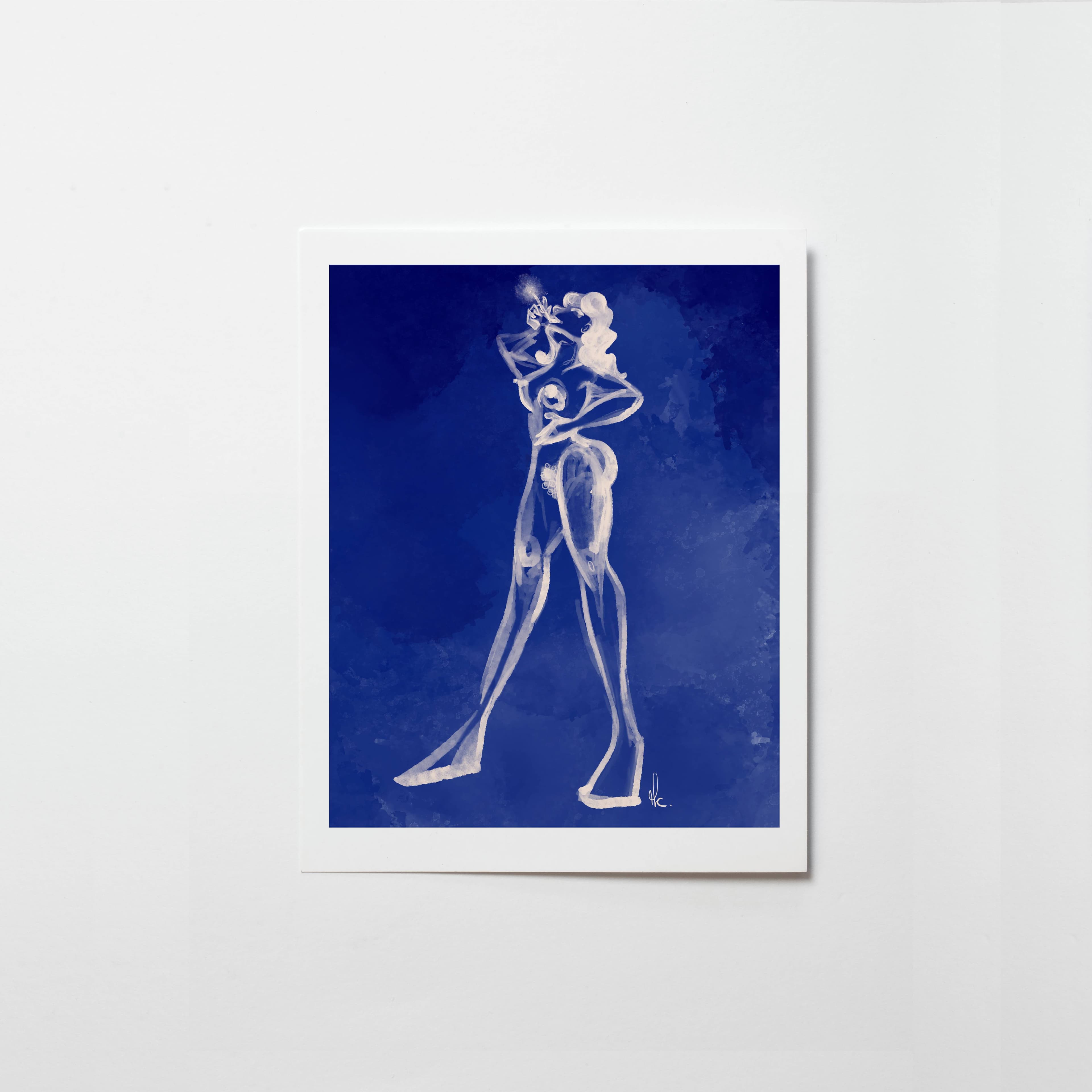Femme À La Torche Cian — illustration de Margaux Cortier