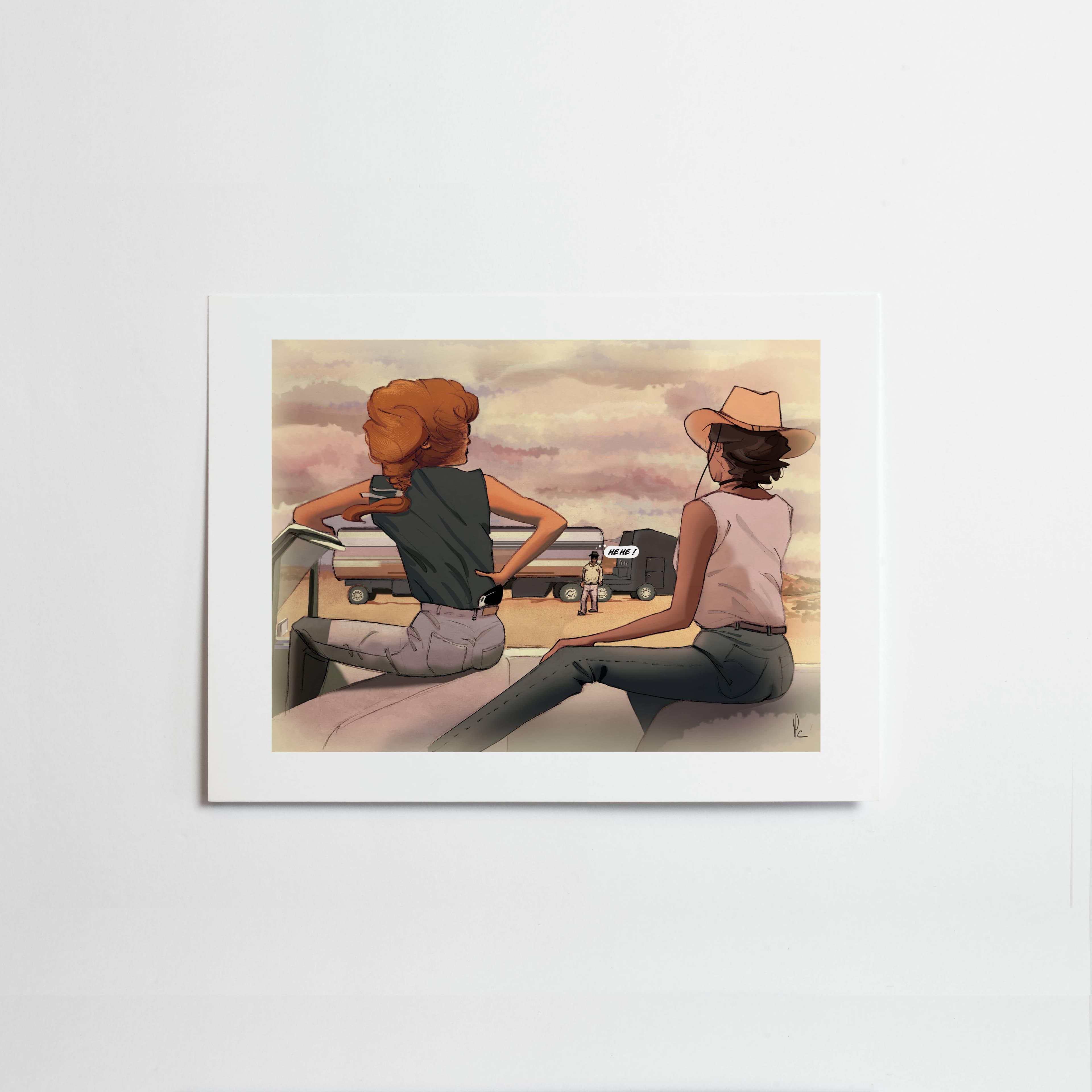 Thelma & Louise — illustration de Margaux Cortier